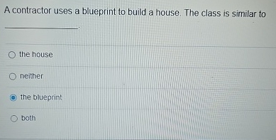 A contractor uses a blueprint to build a house.
