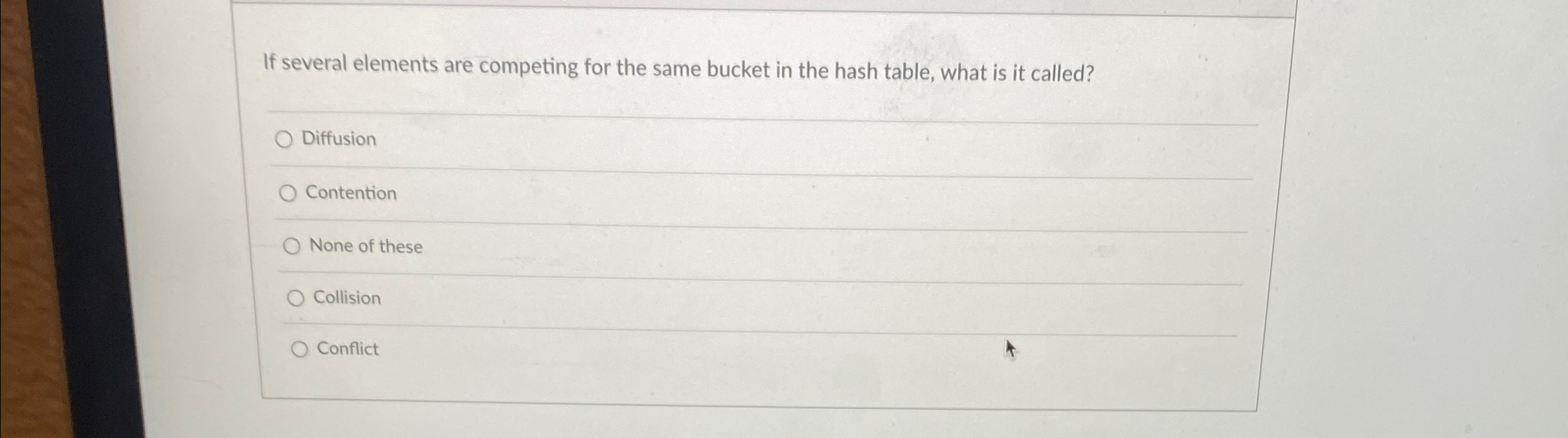 If several elements are competing for the same