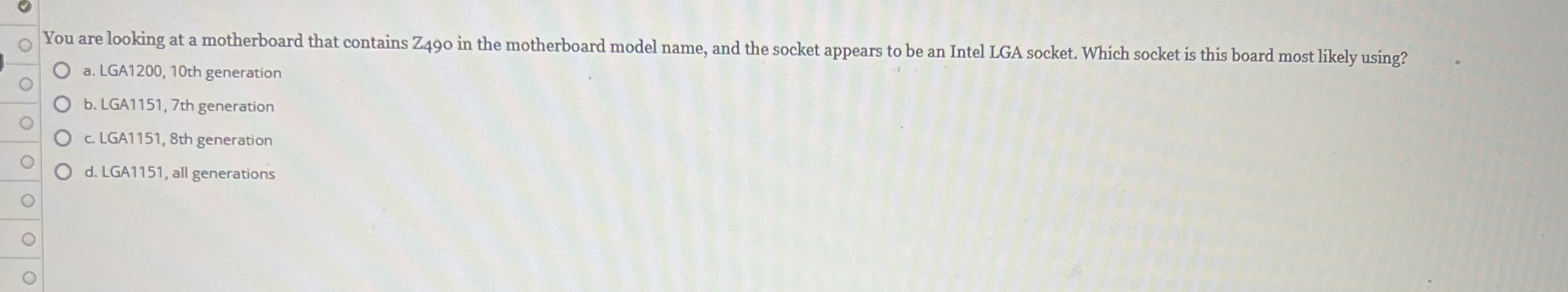 You are looking at a motherboard that contains Z