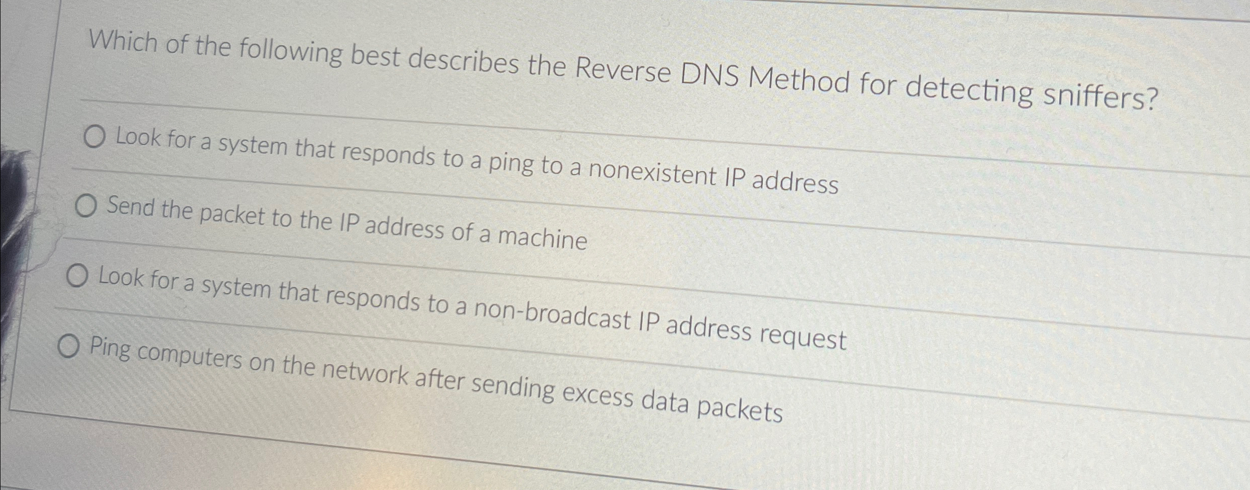 Which of the following best describes the Reverse