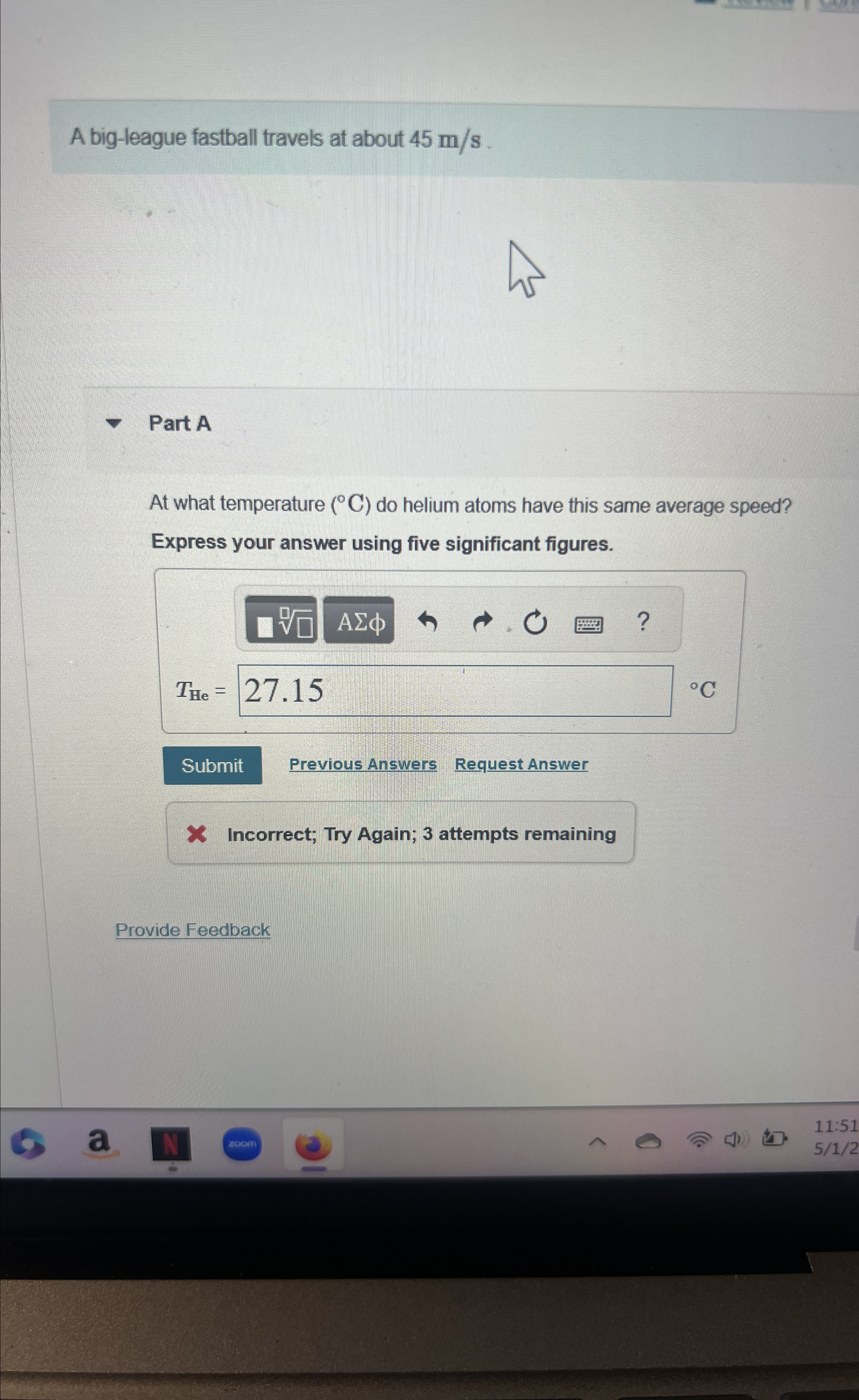 A big league fastbalk travrls at about 4 5 m / s