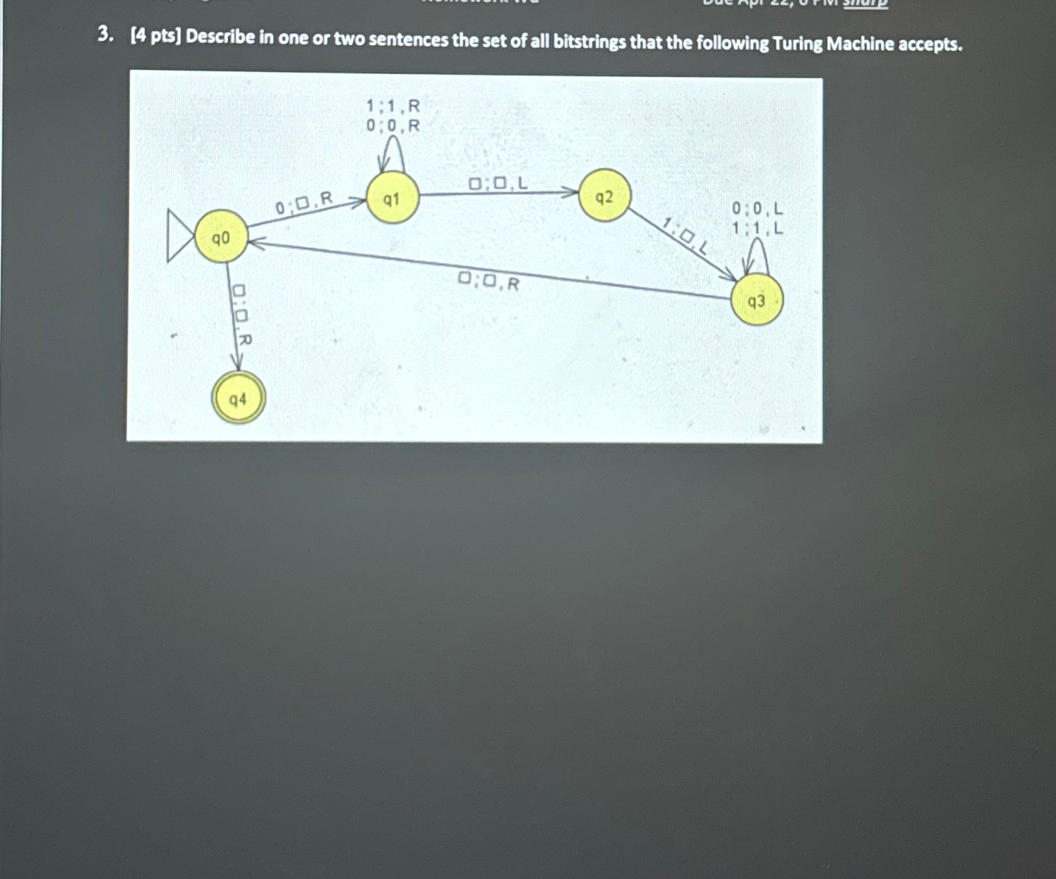 [ 4 pts ] Describe in one or two sentences the