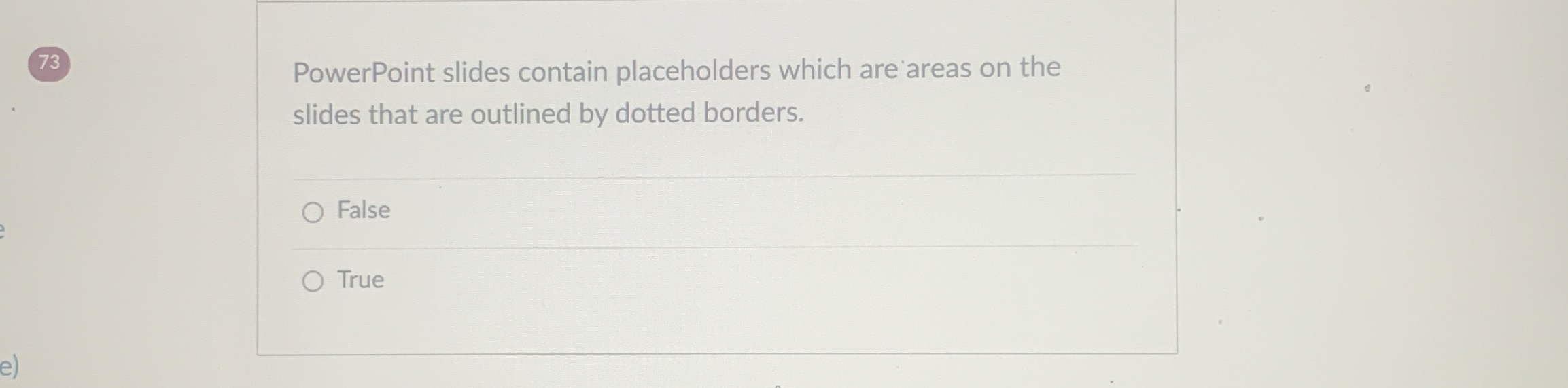 7 3 PowerPoint slides contain placeholders which