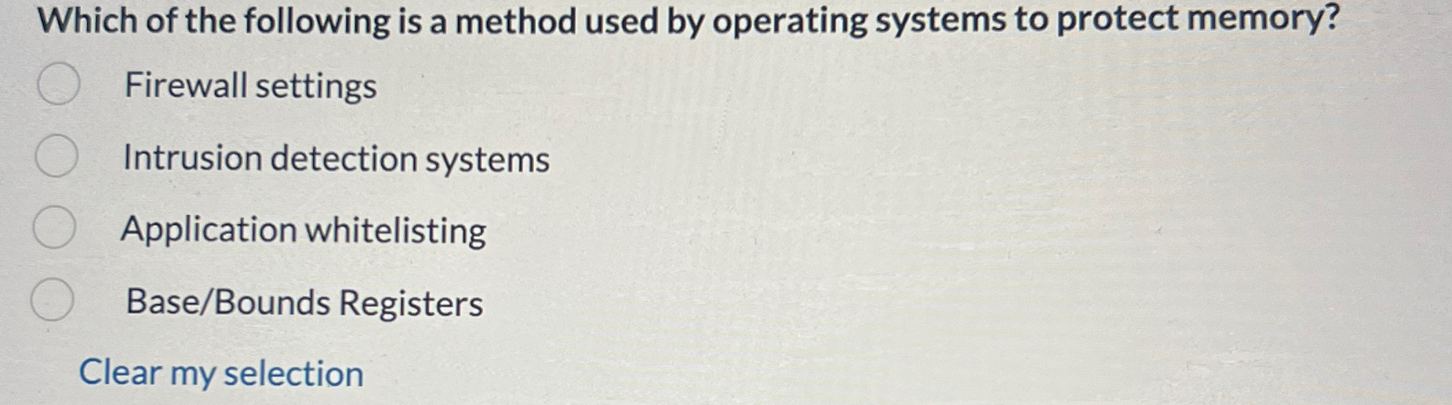 Which of the following is a method used by