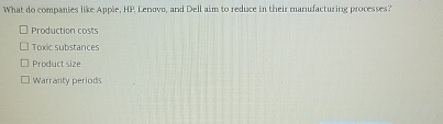 What do companies ilke Appir, HP , Lenovn, and