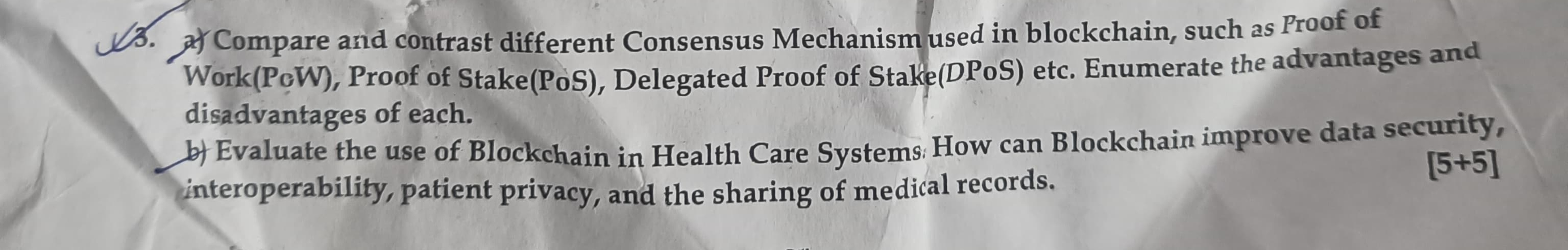 a ) Compare and contrast different Consensus
