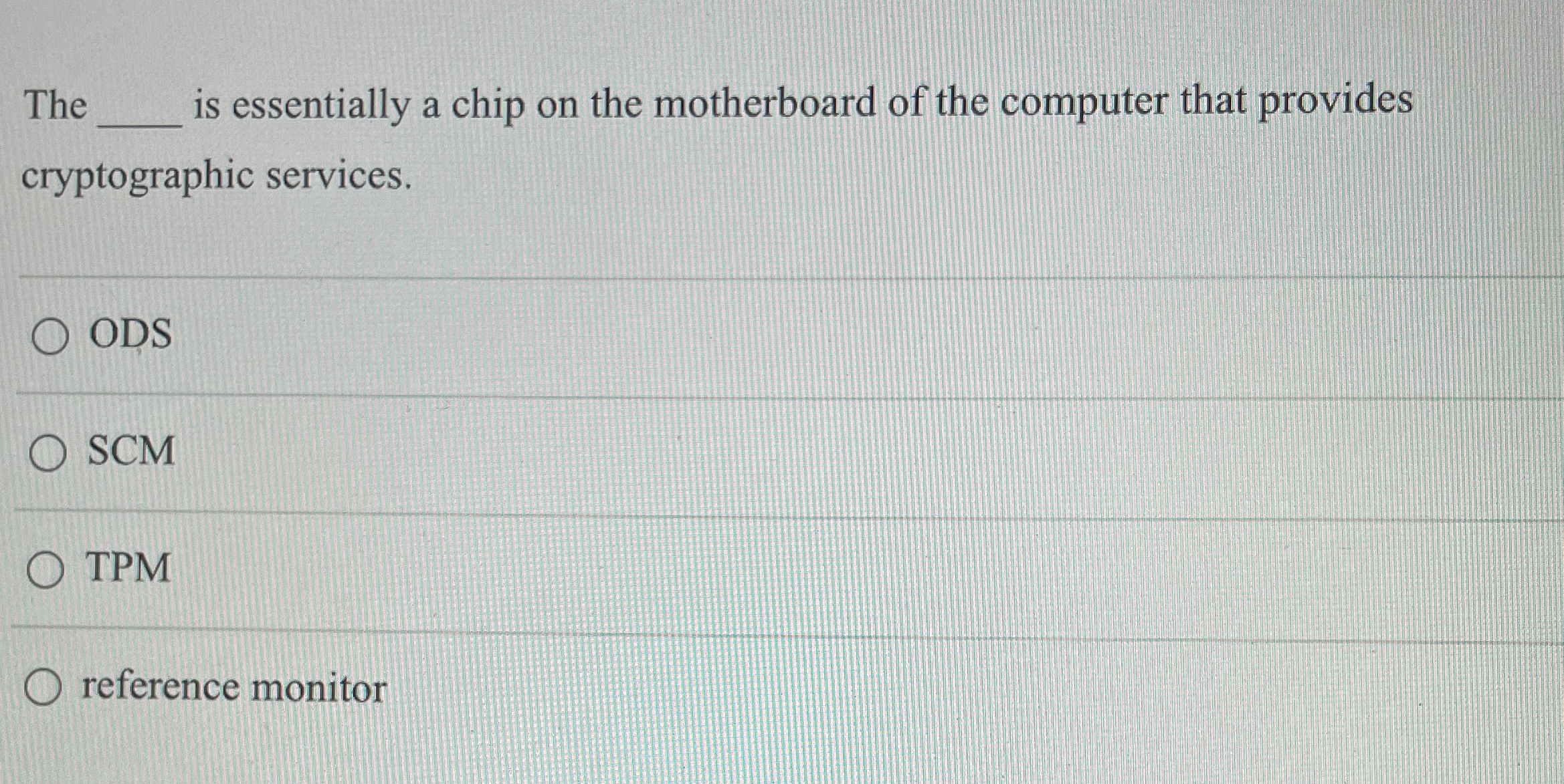 The is essentially a chip on the motherboard of