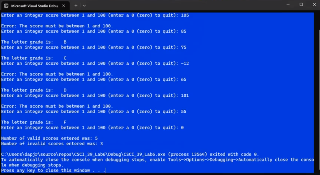 Demonstrate your ability to properly use the