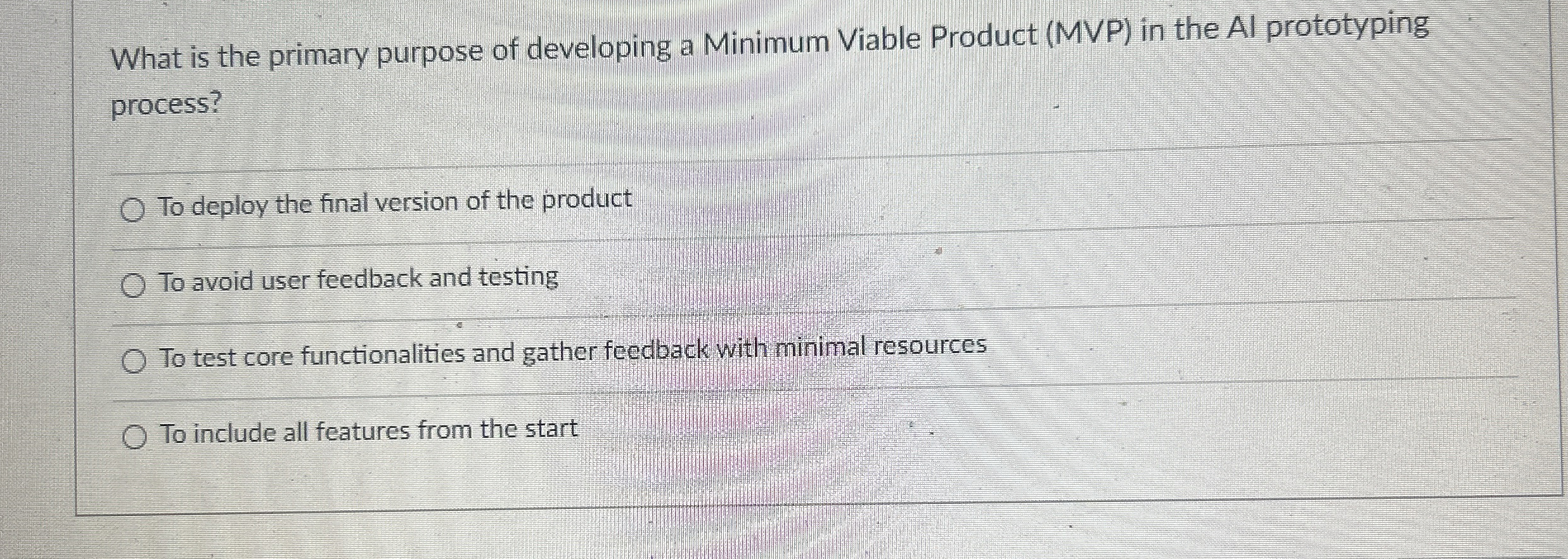 What is the primary purpose of developing a