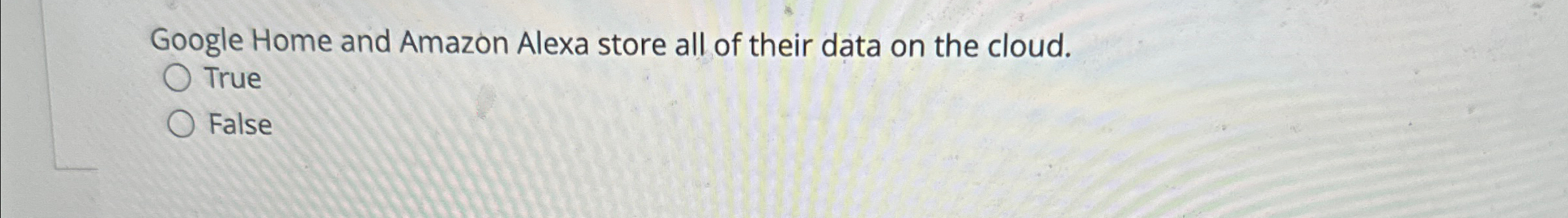 Google Home and Amazon Alexa store all of their