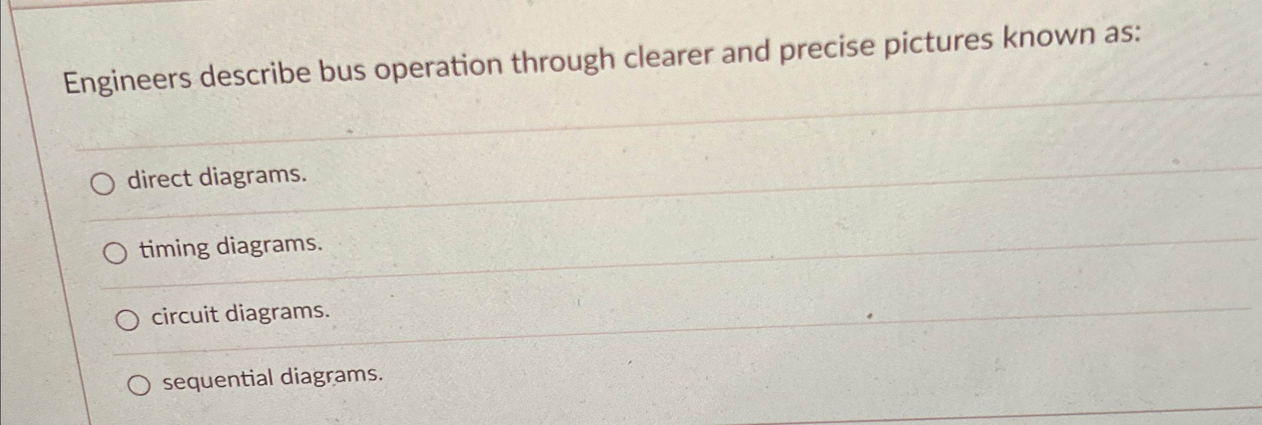 Engineers describe bus operation through clearer