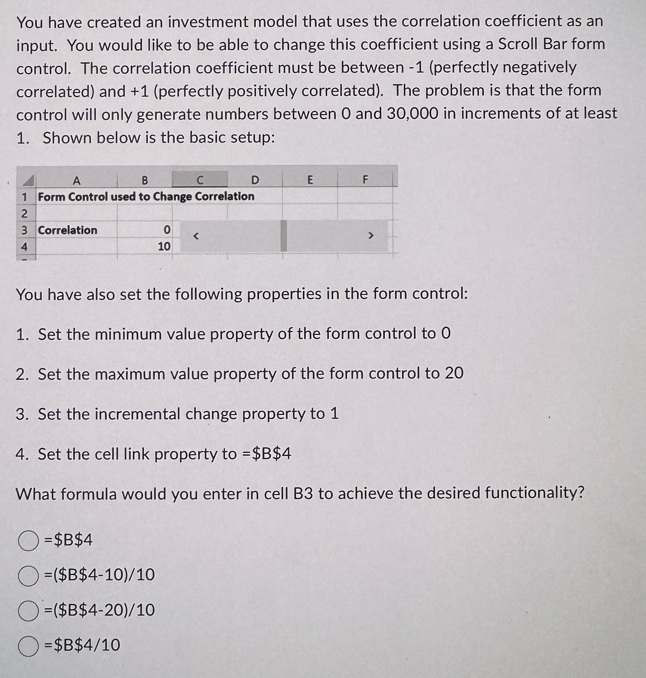 You have created an investment model that uses