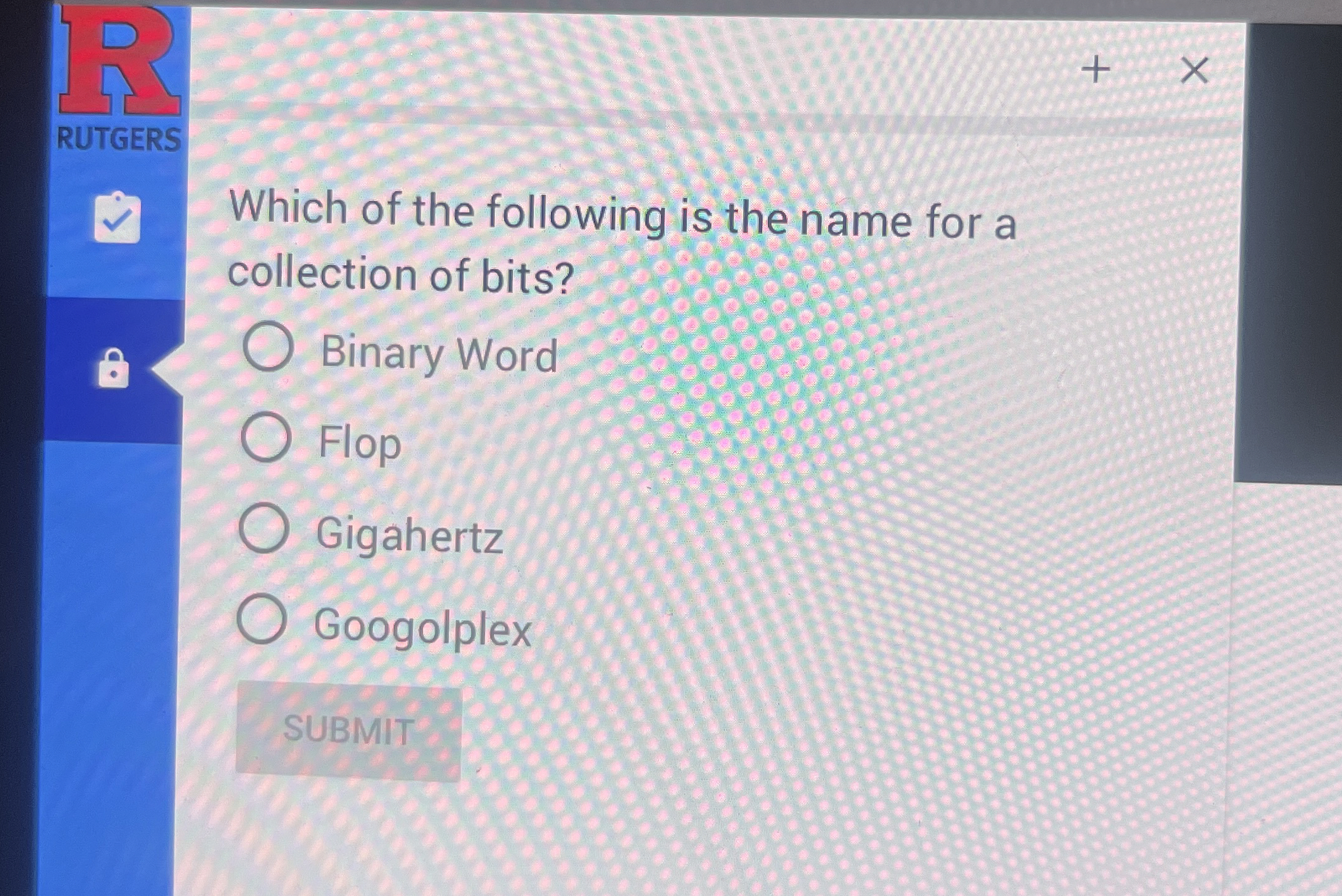Which of the following is the name for a