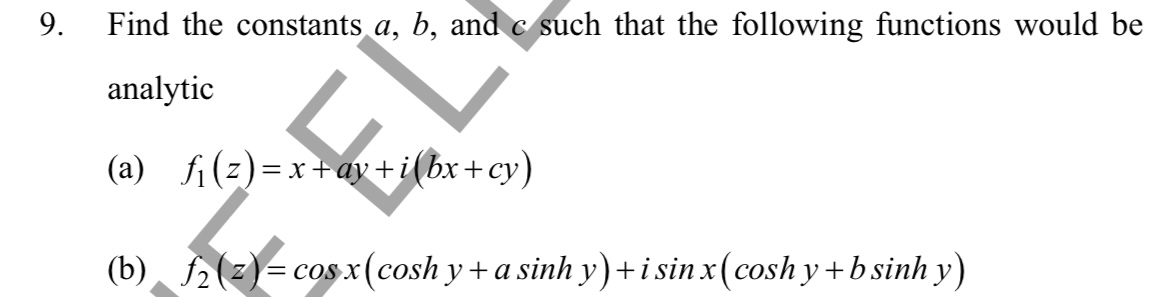 Find the constants a , b , and c such that the