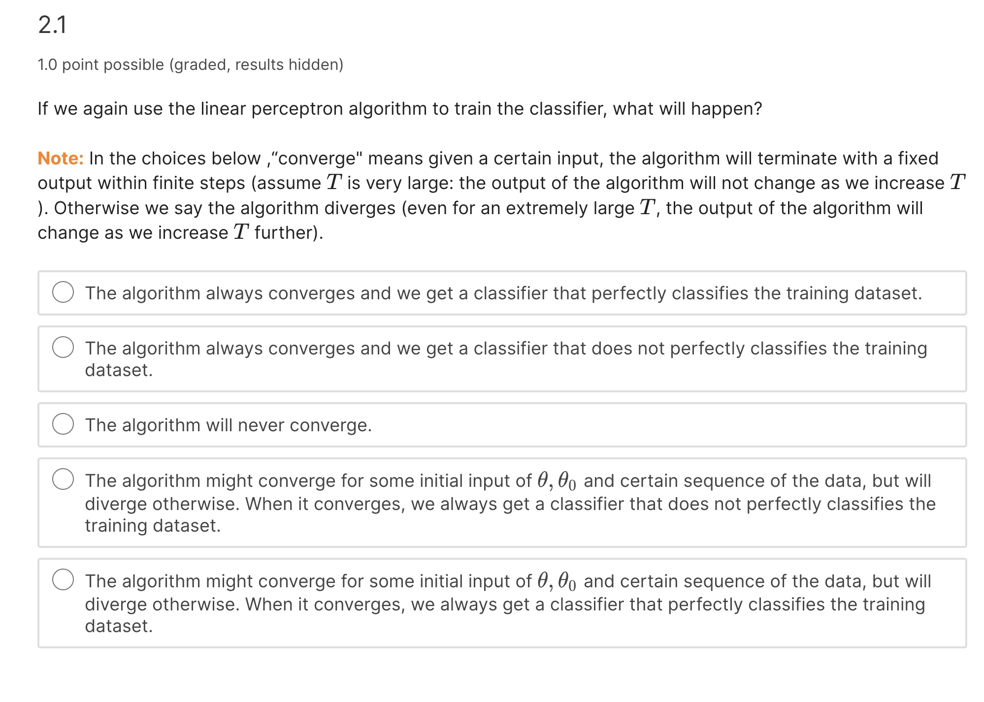 2 . 1 1 . 0 point possible ( graded , results