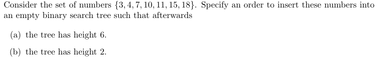 Consider the set of numbers { 3 , 4 , 7 , 1 0 , 1