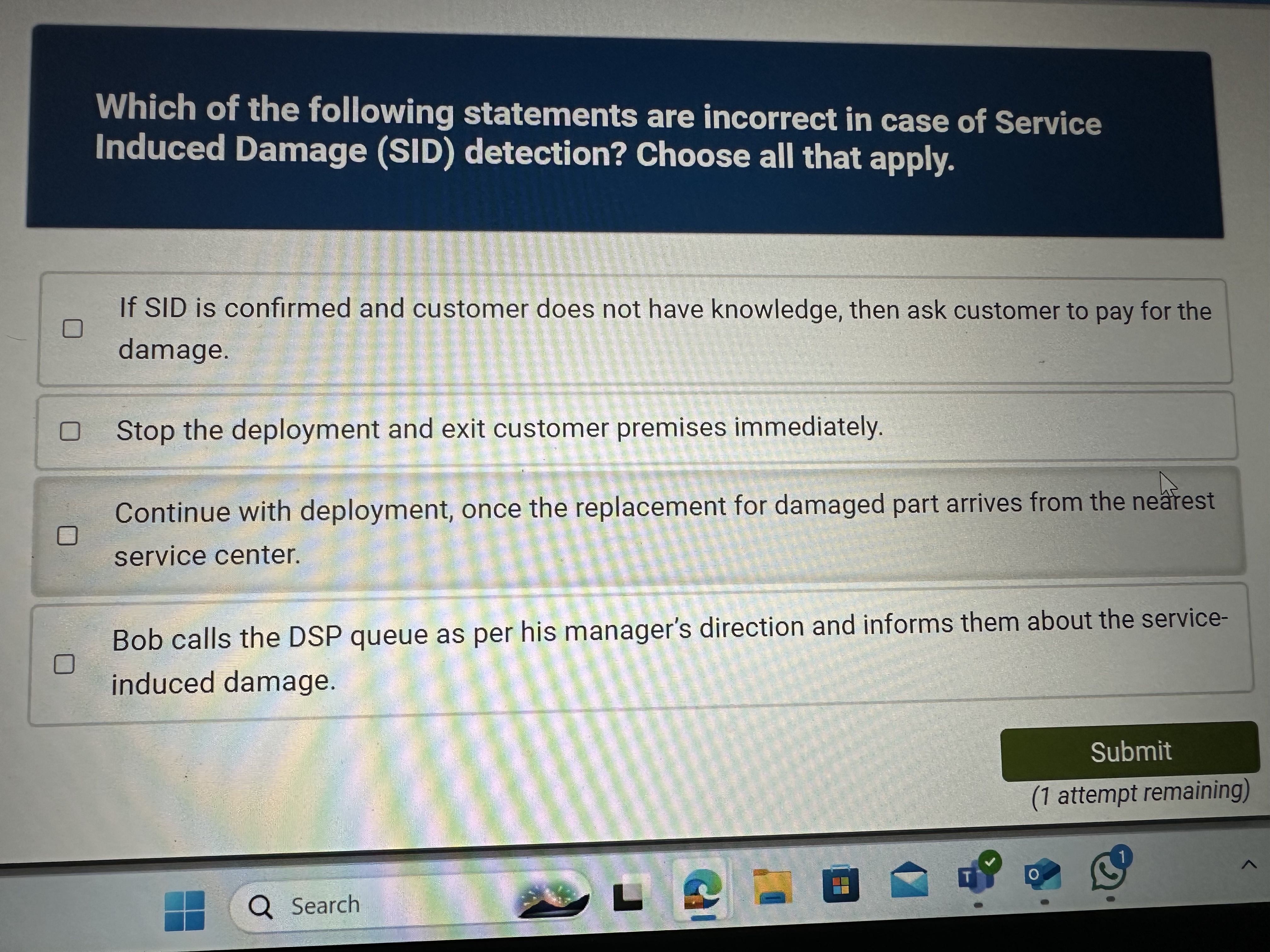 Which of the following statements are incorrect