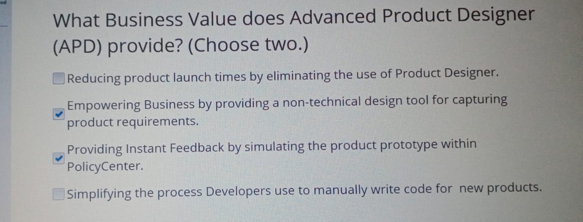 What Business Value does Advanced Product