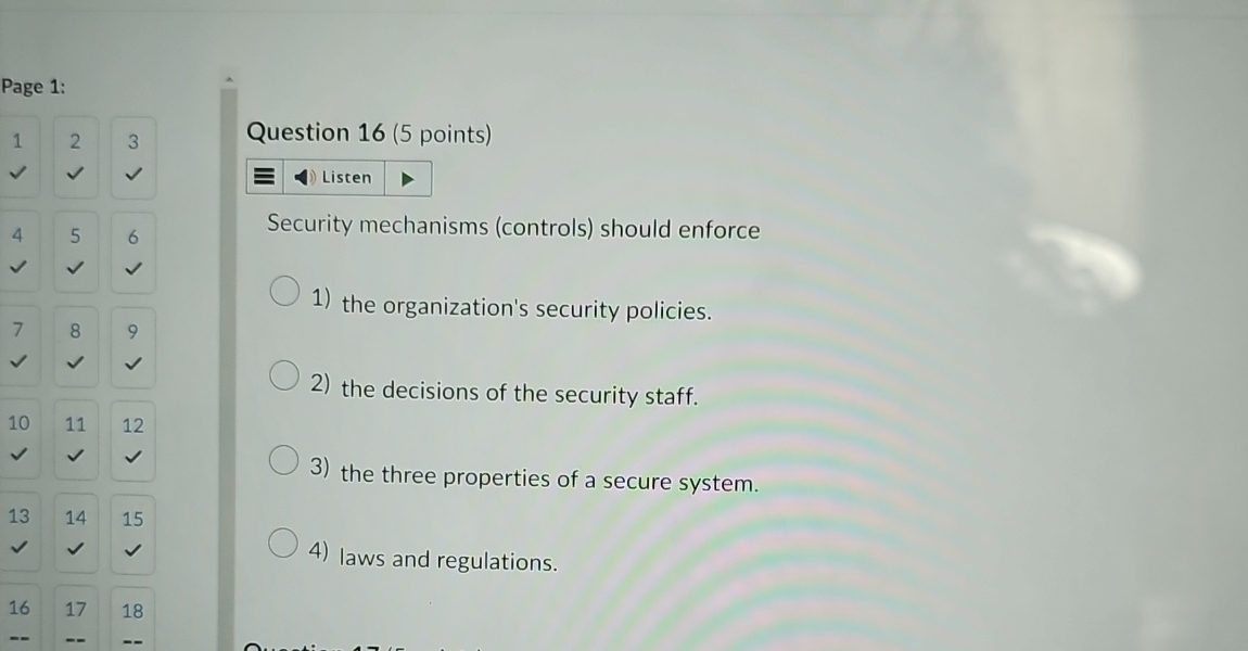 Page 1 : 1 2 3 4 5 6 Security mechanisms (