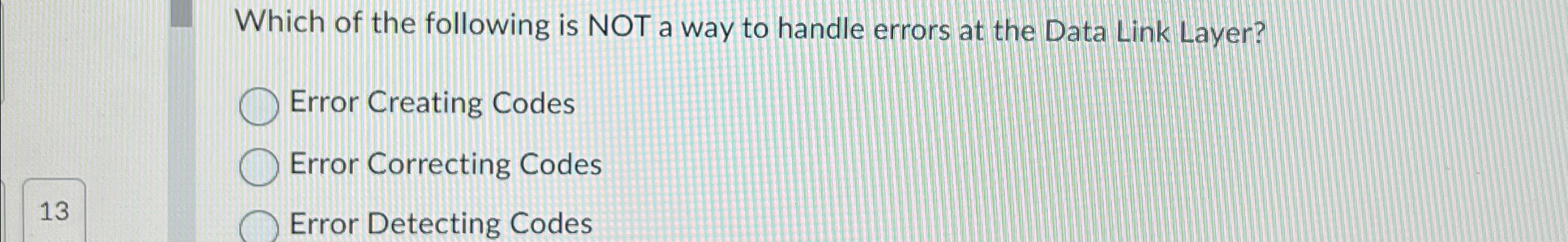 Which of the following is NOT a way to handle
