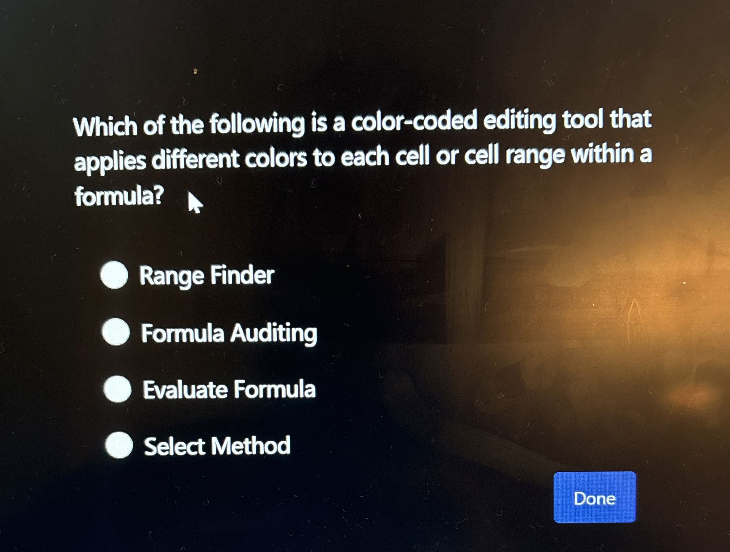 Which of the following is a color - coded edifing