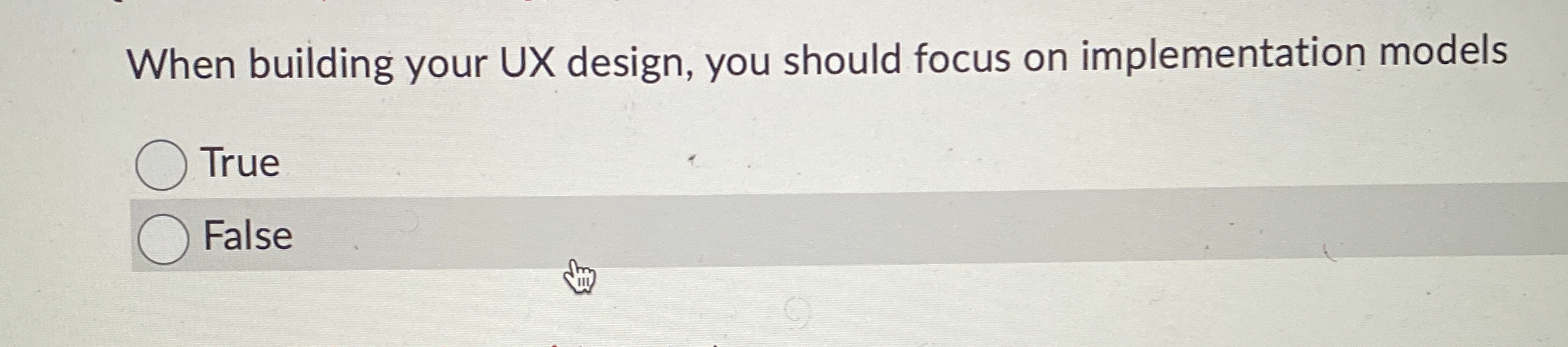 When building your UX design, you should focus on