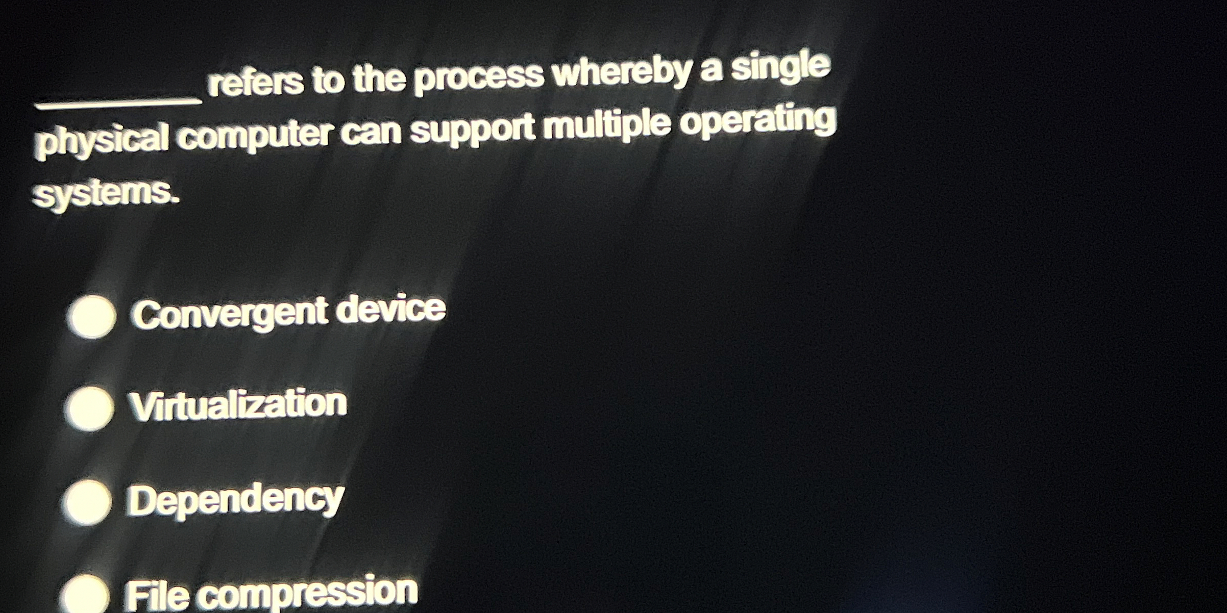 q , refers to the process whereby a single