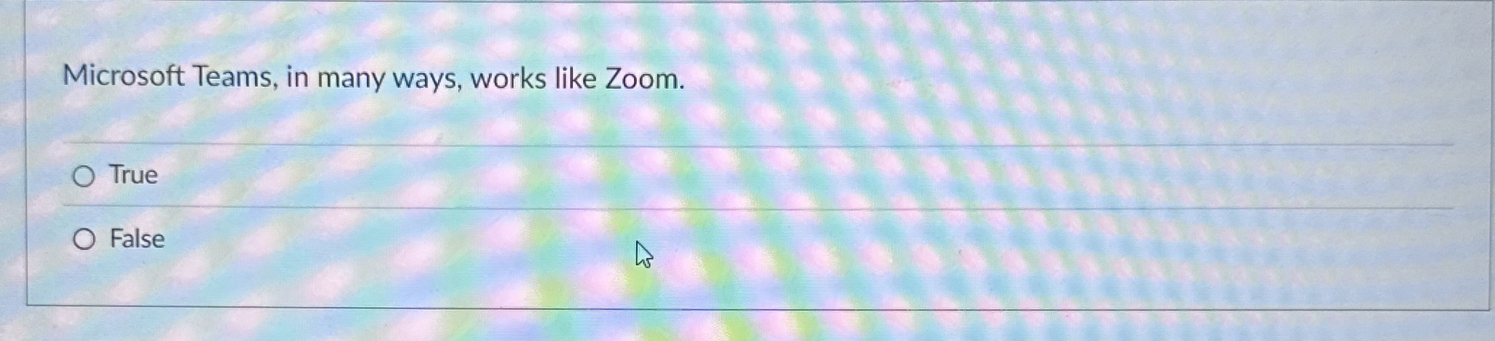 Microsoft Teams, in many ways, works like Zoom.