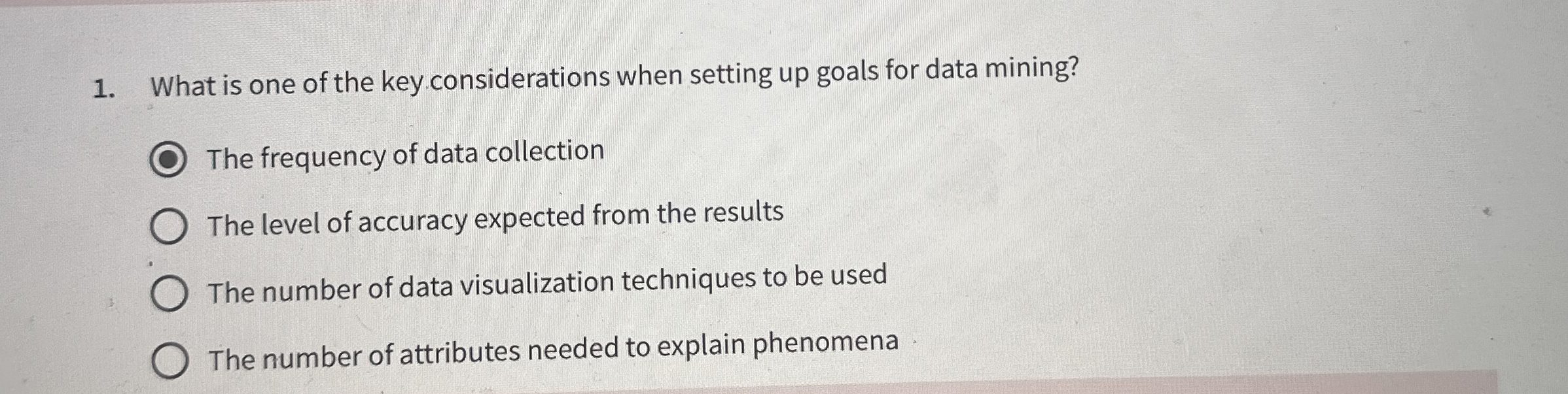 What is one of the key considerations when