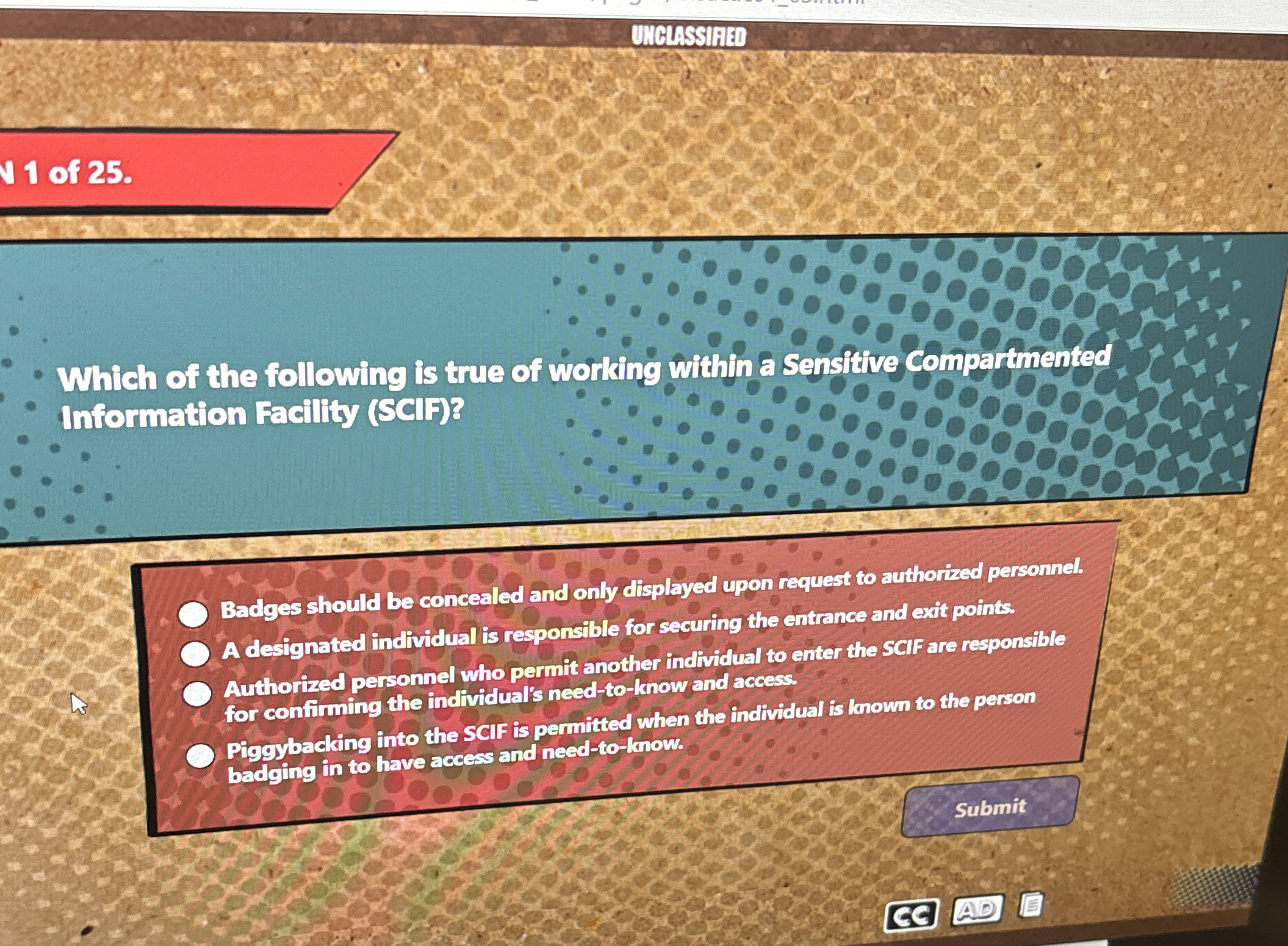 UVCHISsIIIID 1 1 of 2 5 . Which of the following