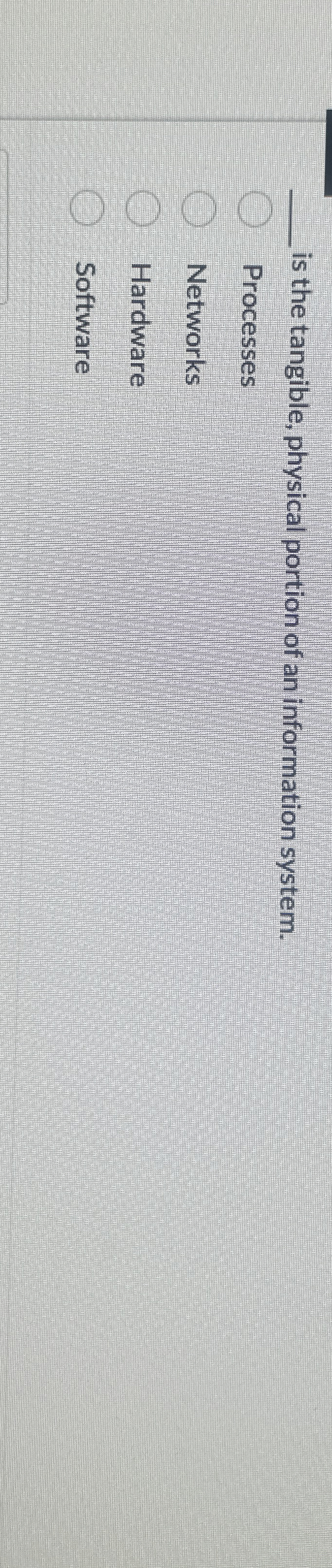 q , is the tangible , physical portion of an