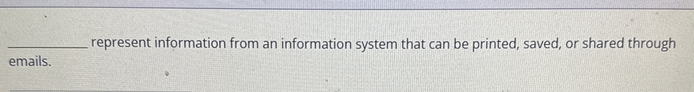 q , represent information from an information