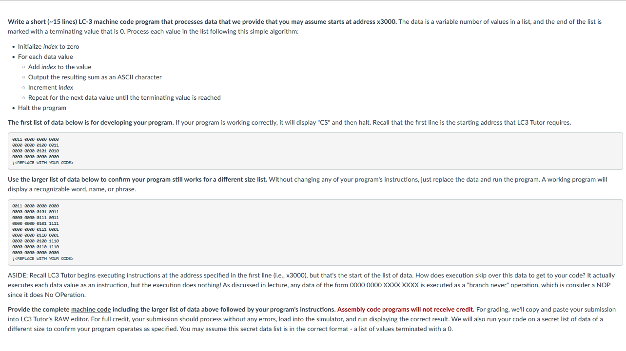 In machine code and prints to screen. Write a