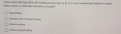 Wiich of the following allows IPys addresses from