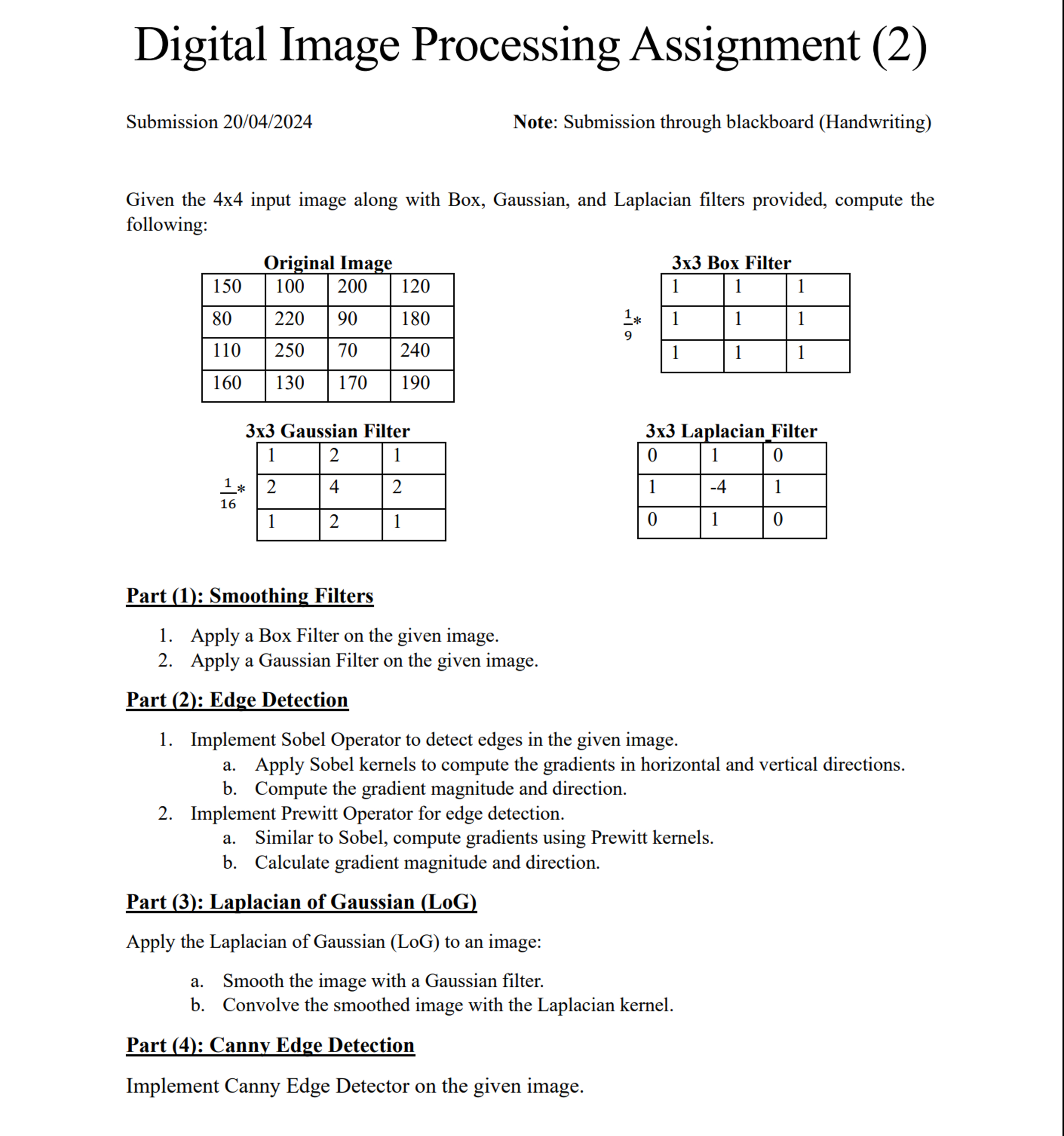 solve part 3 and 4 without chat gpt with