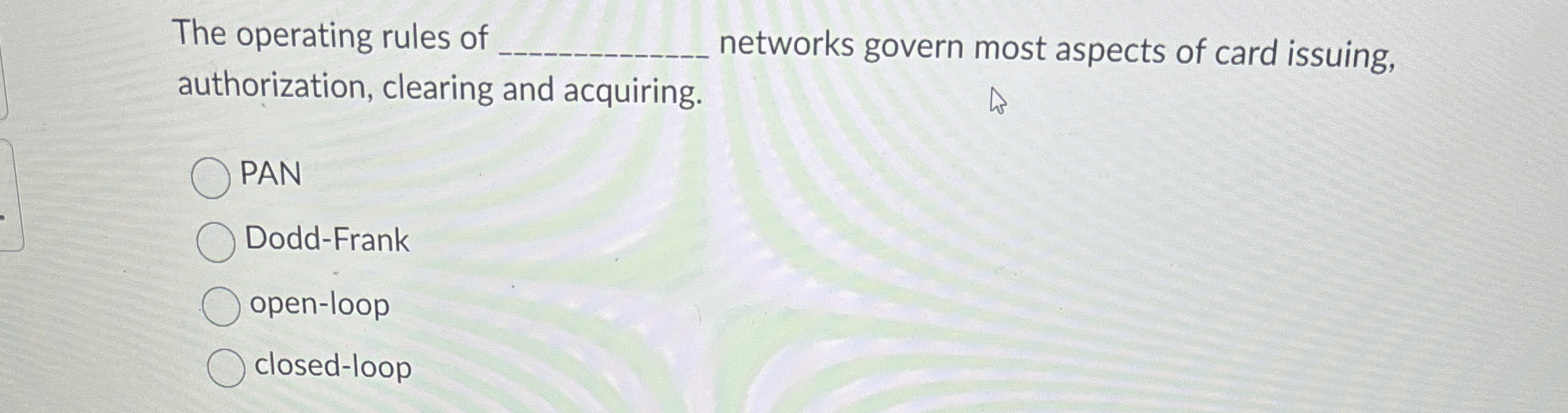 The operating rules of authorization, clearing