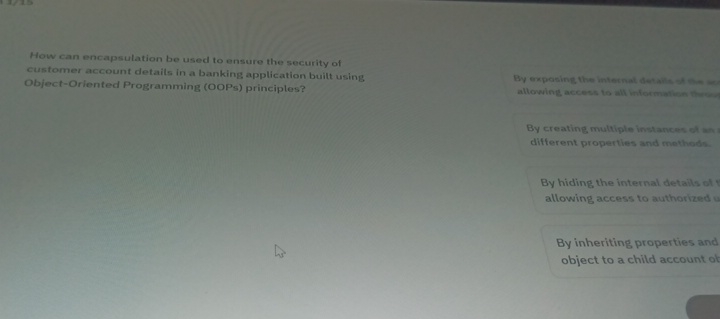 How can encapsulation be used to ensure the