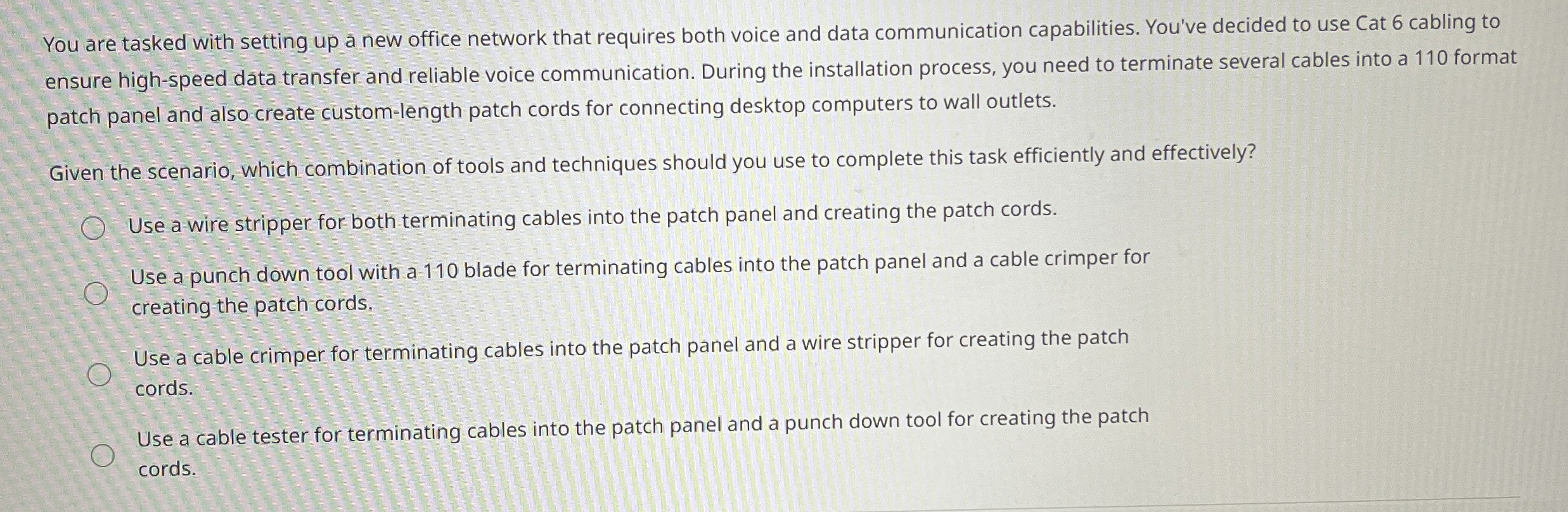You are tasked with setting up a new office