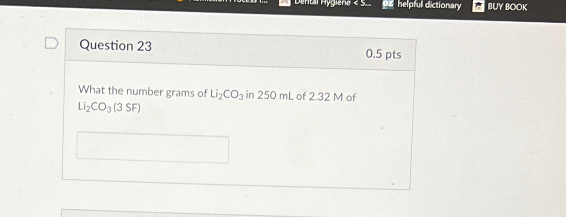 helpful dictionary BUY BOOK Question 2 3 0 . 5 p