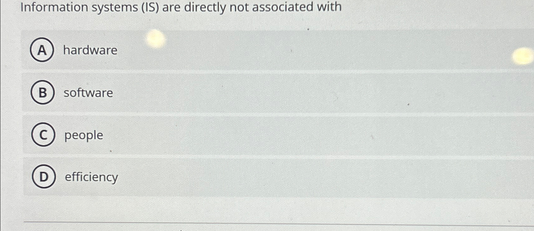 Information systems ( IS ) are directly not