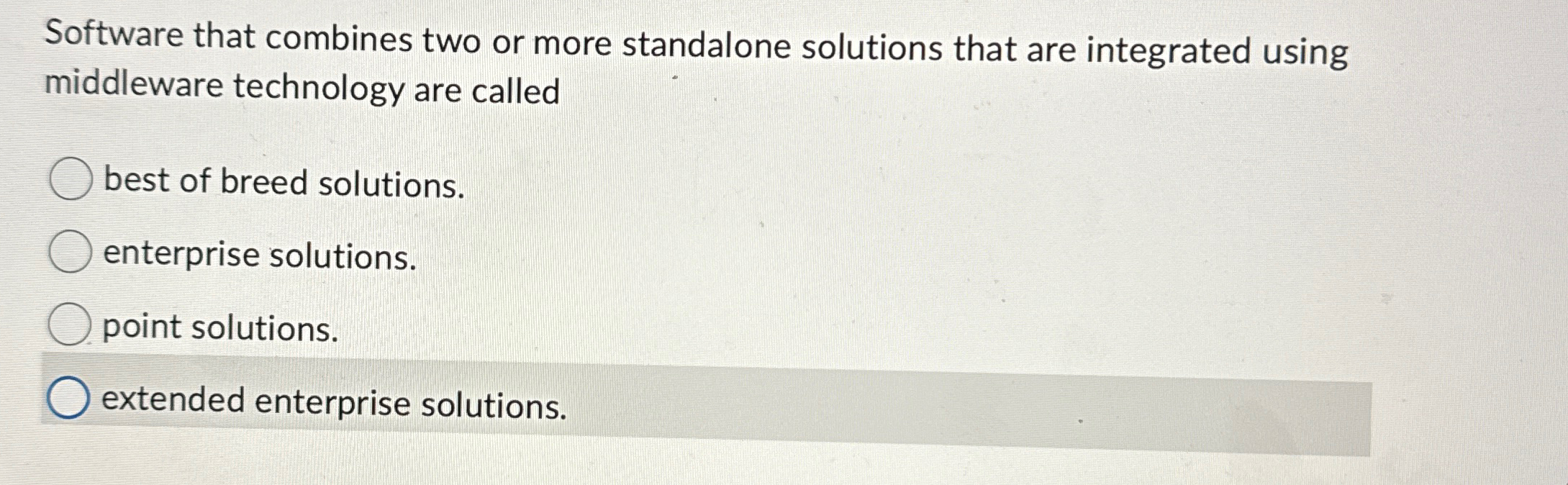 Software that combines two or more standalone