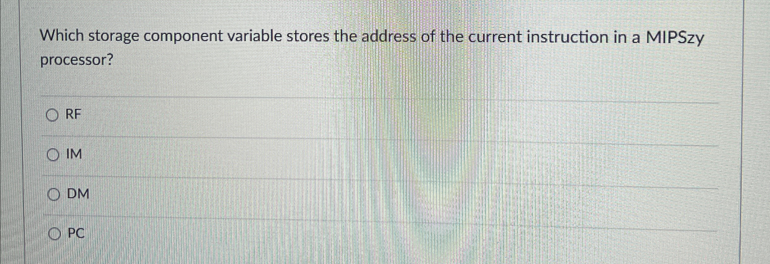 Which storage component variable stores the