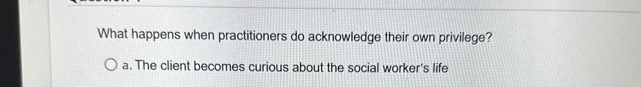 What happens when practitioners do acknowledge