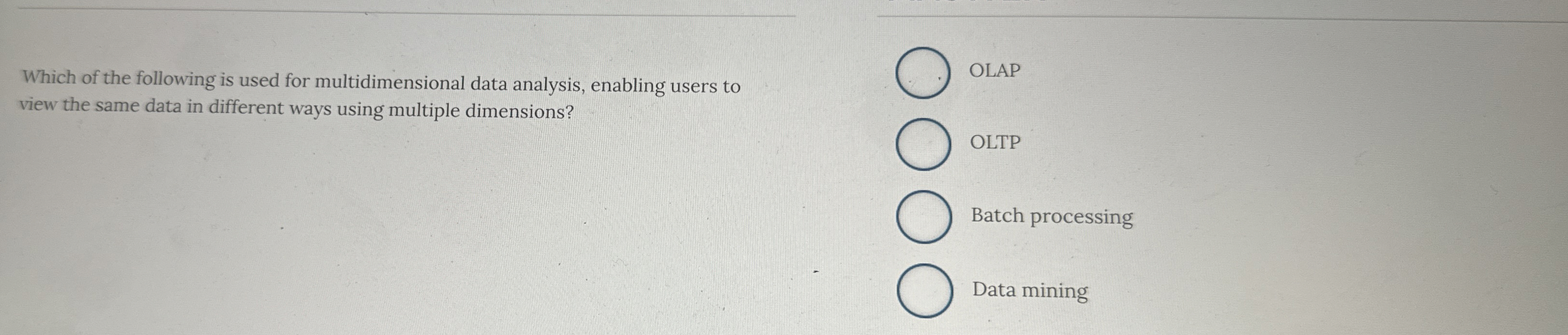 Which of the following is used for