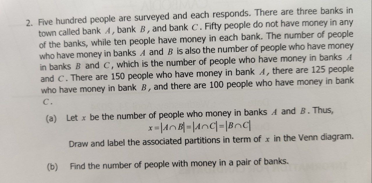 THE PRINCIPLE OF INCLUSION - EXCLUSION