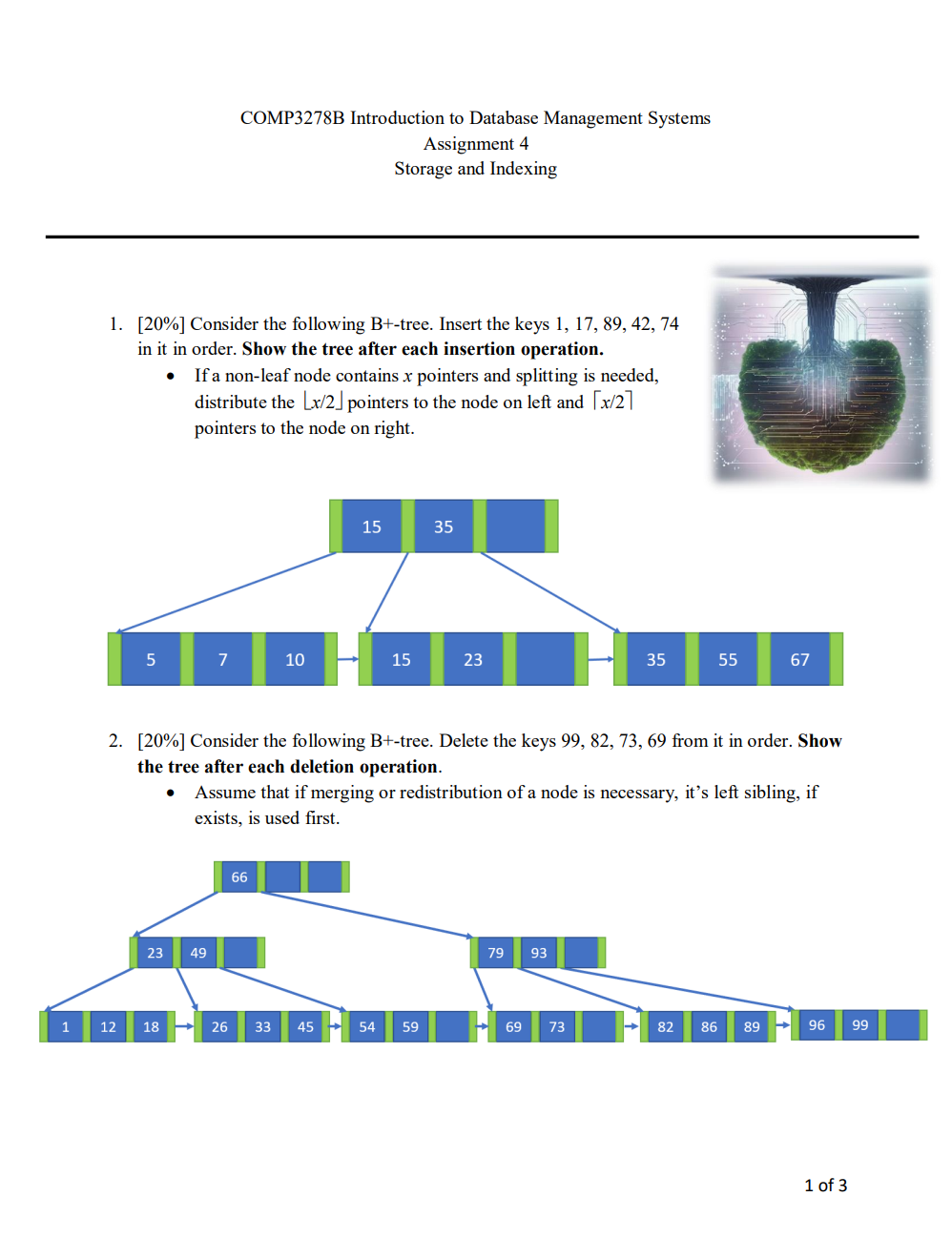 COMP 3 2 7 8 B Introduction to Database