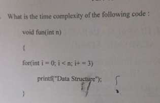 What is the time complexity of the following code