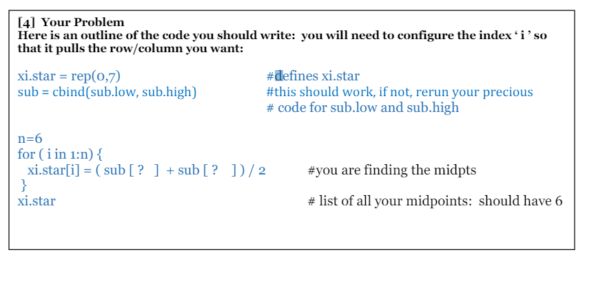 [ 4 ] Your Problem Here is an outline of the code