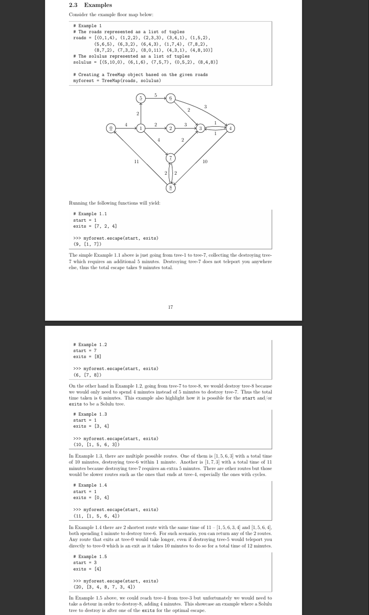 You are a bear stuck in the forest and would like