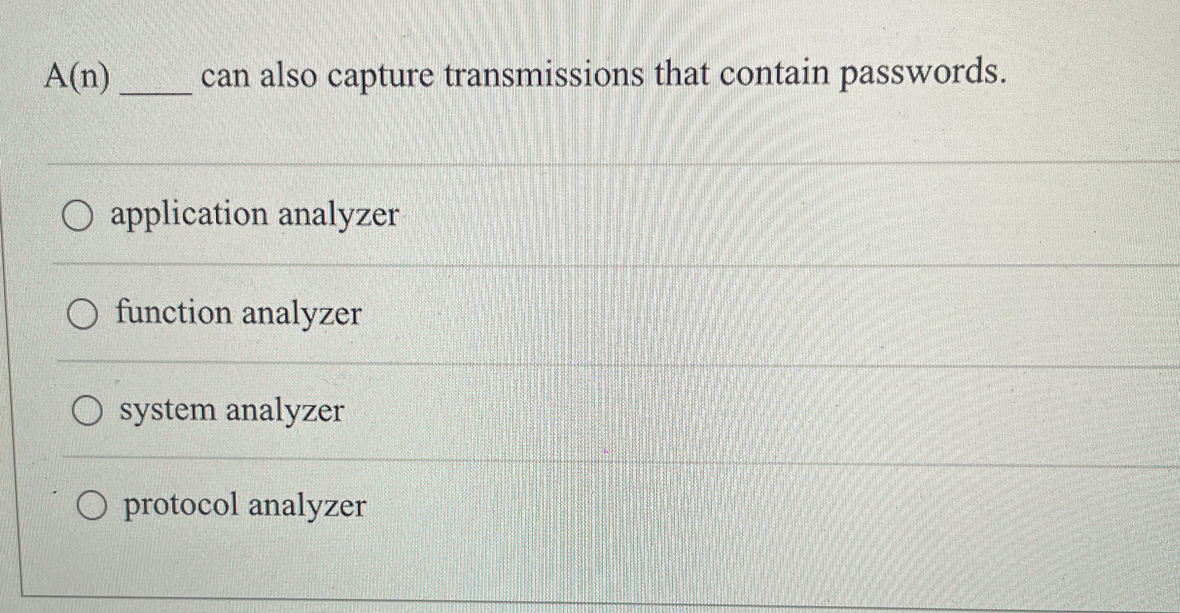 A ( n ) can also capture transmissions that